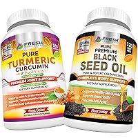 Turmeric Curcumin and Black Seed Oil - Bundle