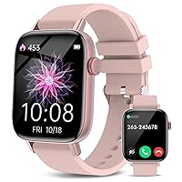 Smart Watch Full Touch Smart Watches for Women Smart Fitness Tracker Watch for Android iOS Phones Compatible with Answer Calls Waterproof Smartwatch with 28 Sports