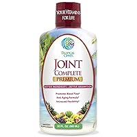 Joint Complete Premium- Liquid Joint Supplement w/Glucosamine, Chondroitin, MSM, Hyaluronic Acid – for Bone, Joint Health - 96% Max Absorption– 32oz, 32 serv