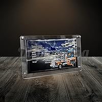 Acrylic Display Photo Frame for Heavy-Duty Tow Truck 42128 (Model Set is not Included)