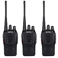 Baofeng Long Range Walkie Talkie for Adults,2 Way Handheld UHF Radio BF-888S Two-Way Radios Rechargeable with Earpiece Mic,16 Channel Walky Talky with Flashlight,Charger Cruise Hunting Skiing(3Pack)