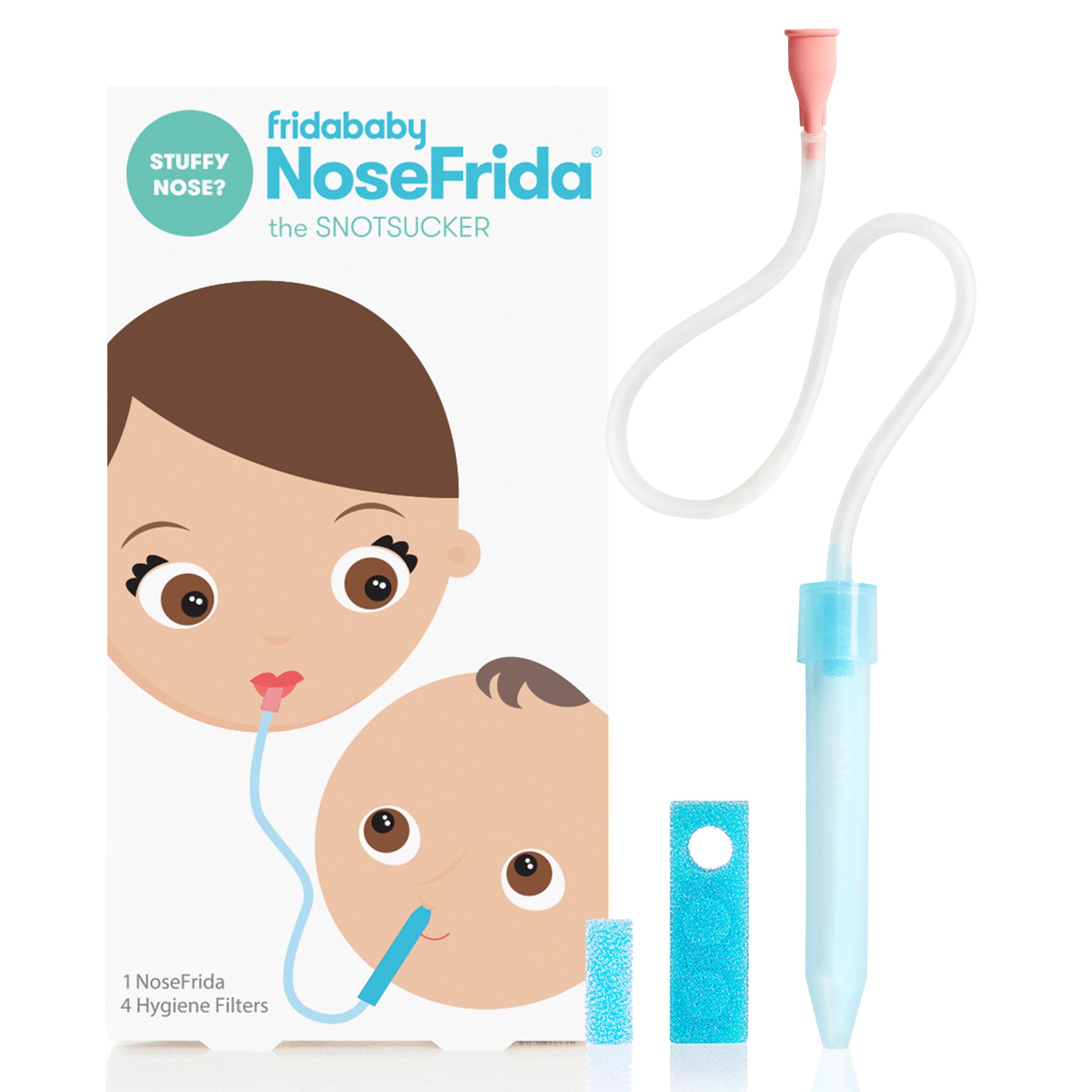 Frida Baby Baby Nasal Aspirator NoseFrida the Snotsucker by Frida Baby (Color - Clear)(Packaging May Vary)