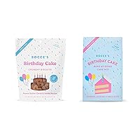 Bocce's Bakery All-Natural, Birthday Party Kit Bundle - Birthday Cake Mix & Biscuits, Wheat-Free, Limited-Ingredient, Made in the USA