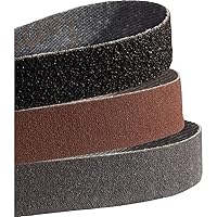 Smith's 50949 Combo Pack Replacement Belts – 80, 240, & 600 Grit – Compatible With All Belt Sharpeners – Coarse, Medium, & Fine Belts - Electric Sharpener