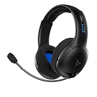 PDP Gaming LVL50 Wireless Stereo Headset With Noise Cancelling Microphone: Black - PS5/PS4 PDP Gaming LVL50 Wireless Stereo Headset With Noise Cancelling Microphone: Black - PS5/PS4 PlayStation