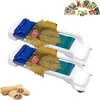 Grape Leaves Roller, Grape Leaves Roller Machine, Vegetable Meat Rolling Tool, Stuffed Grape Cabbage Leaf Rolling Tool for Beginners, Home Sushi Roller, DIY Vegetable Roller (2PCS)