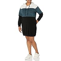 City Chic Women's Apparel Women's Plus Size Dress Splice Animal