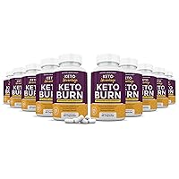 (10 Pack) Keto Advantage Keto Burn Pills 1275MG New & Improved Formula Contains Apple Cider Vinegar Extra Virgin Olive Oil Powder Green Tea Leaf 600 Capsules