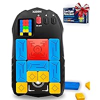 Skywin Klotski Puzzle Game - 500 Entertaining Fun & Mind Training IQ Puzzles - Unblock Super Slide Electronic Sliding Puzzle Brain Game Toy