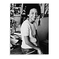 HYDIXNC Famous African American Poet Nikki Giovanni Vintage Portrait Art Poster (2) Canvas Poster Bedroom Decor Office Room Decor Gift Unframe-style 12x16inch(30x40cm)