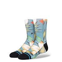 Stance Tropical Trollin Crew Socks, Blue