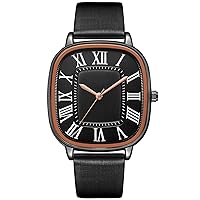 CIVO Mens Watches Analogue Quartz Wrist Fit Watch Men Waterproof Leather Fashion Design Watches Gift for Men