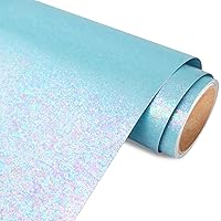 AHIJOY Dazzle Color Pale Blue Vinyl Permanent Adhesive 12