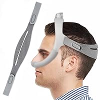 1 Pack Replacement Headgear Strap Compatible with Airfit N30i and P30i, Great Value Premium Soft Stretchy Material Adjustable Fit Supplies Magic Tape Design, Medium Size