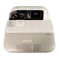 Epson BrightLink 485Wi 3LCD Projector 3100 ANSI Ultra Short Throw H452A bundle HDMI Cable, Power cable, Remote Control, Wall Mount