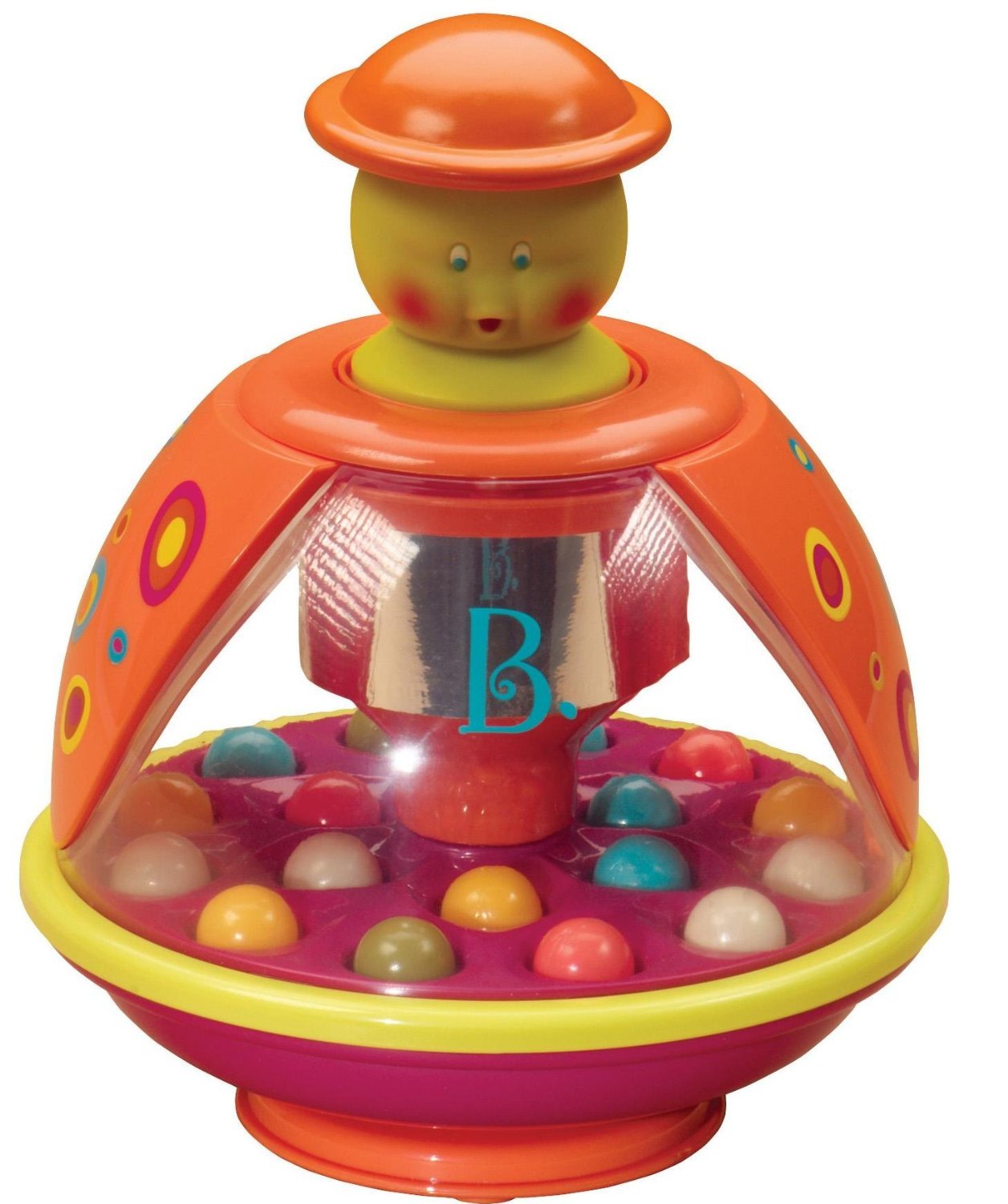B. – Ball Popping Toy – Ladybug Tumble Toy – Developmental Toys For Toddlers – 20 Balls – 12 Months + – Poppitoppy