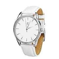 ZIZ Fashion Wrist Watch Art Print Design Vintage Quartz for Men and Women 38 mm