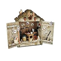 Melody Jane Dolls Houses Dollhouse Hunting Lodge & Accessories Reutter Miniature Ready Built Display