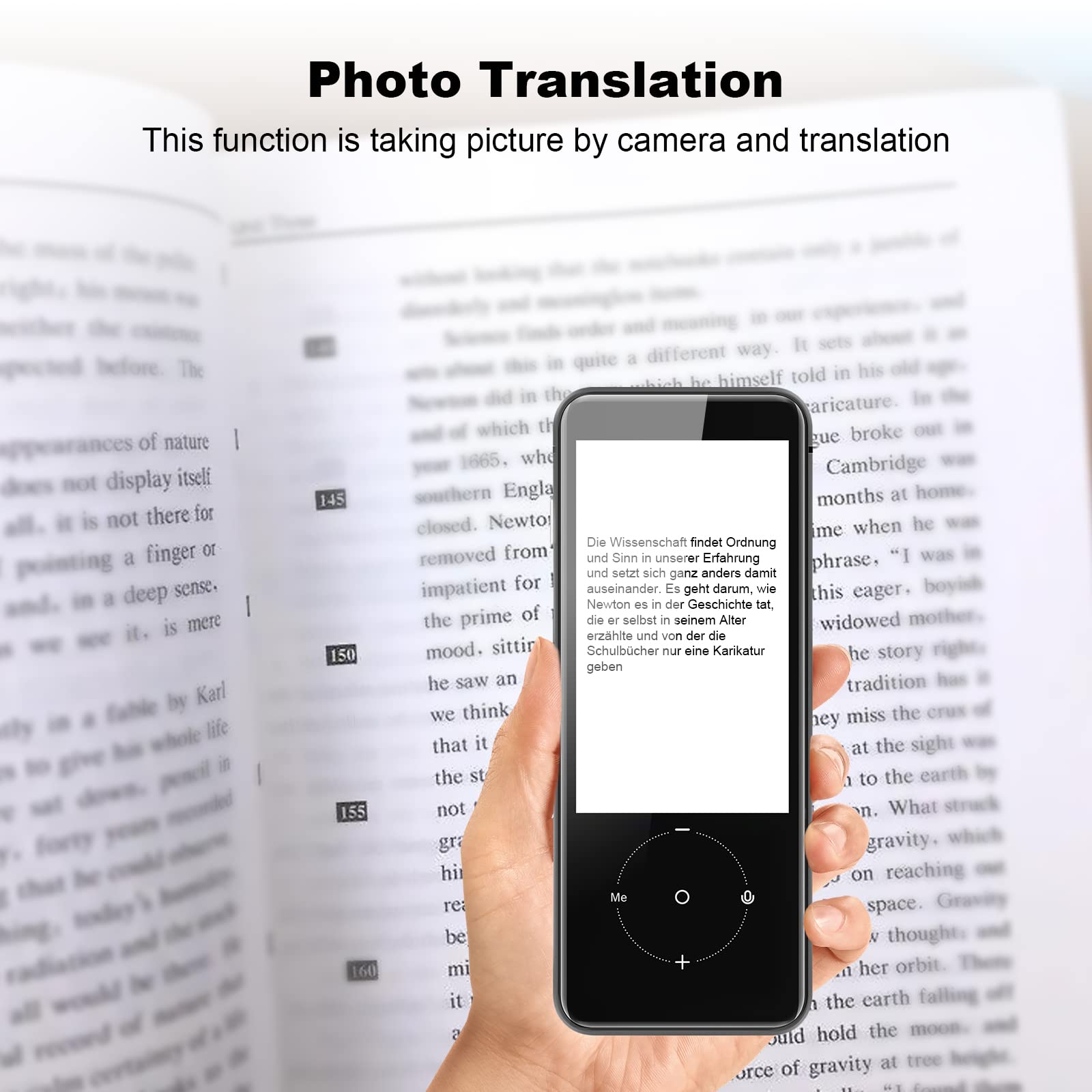 Language Translator Device,107 Language Portable Voice Translator with Touch Screen,Instant Translator Device for Learning a Second Language, Travel, International Business Exchange