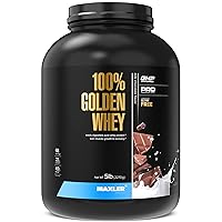 Maxler 100% Golden Whey Protein - 22g Protein per Serving - Premium Whey Protein Powder for Pre Post Workout - Fast-Absorbing Whey Concentrate Isolate & Hydrolysate Blend - Milk Chocolate Protein 5 lb