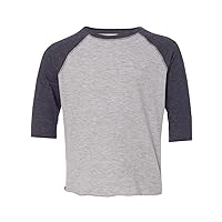 Toddler Baseball Fine Jersey T-Shirt RS3330 -VN Heather/V 5/6