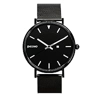 PICONO RGB Series - Multi Dial Water Resistant Analog Quartz Quickly Release Stainless Steel Watch - No. RGB-6404
