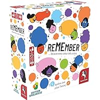 Pegasus Spiele Remember - Card Game 3-5 Players – Card Games for Family – 10-30 Minutes of Gameplay – Games for Family Game Night – Card Games for Kids and Adults Ages 8+ - English Version