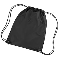 Premium Gymsac Water Resistant Bag (11 Liters) (One Size) (Black)