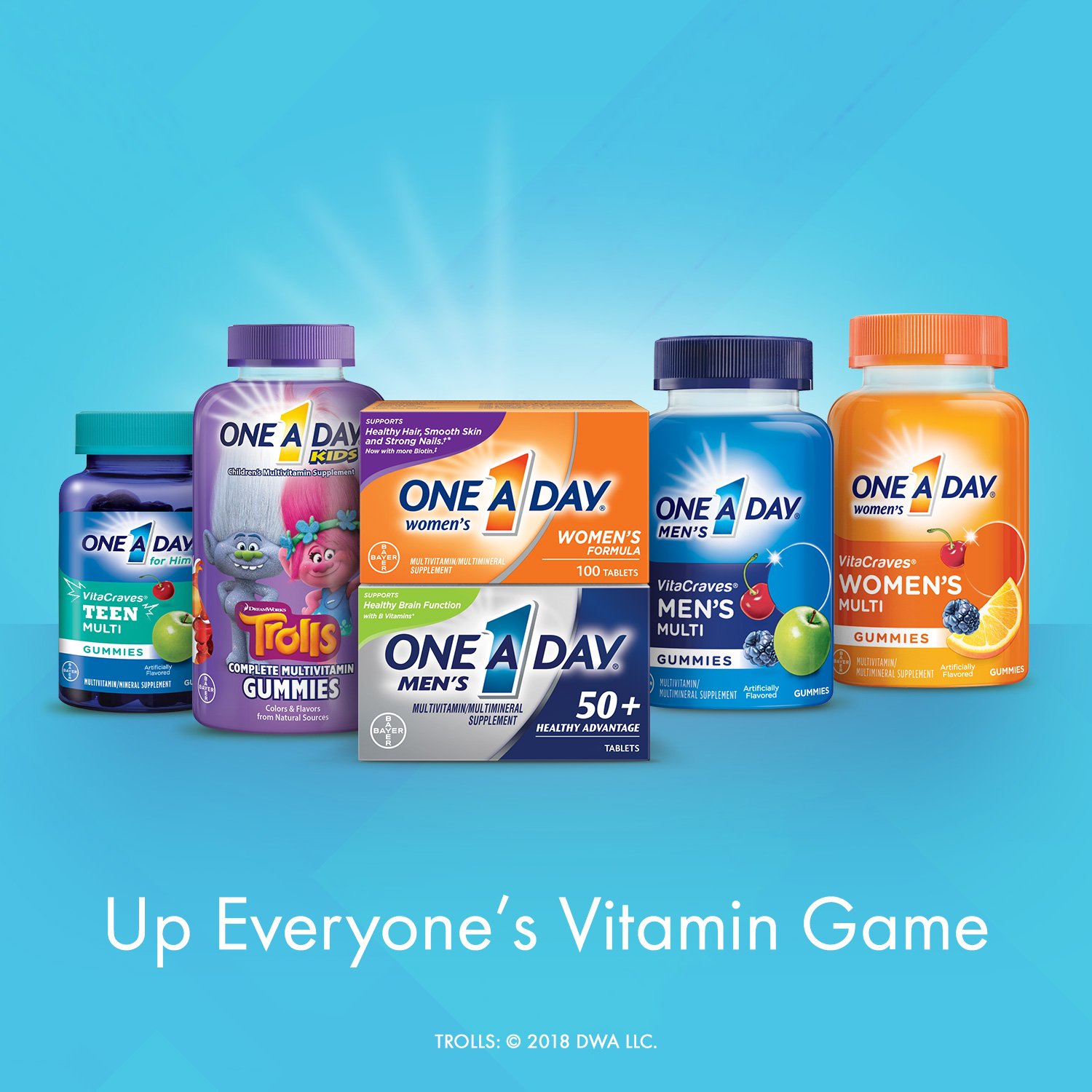 One A Day Pills Multivitamin Multimineral Supplement Tablets