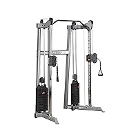 Body-Solid (GDCC210 Cable Crossover Exercise Machine for Home & Light Commercial Gym, Functional Training Center with Dual Weights Stack & Pulley Cable Workout Machines for Strength Training