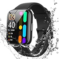 Parsonver Smart Watch, 5ATM Waterproof Fitness Tracker for Swimming with 100+ Sports Modes, Heart Rate, Blood Oxygen, Sleep Monitor, 1.8