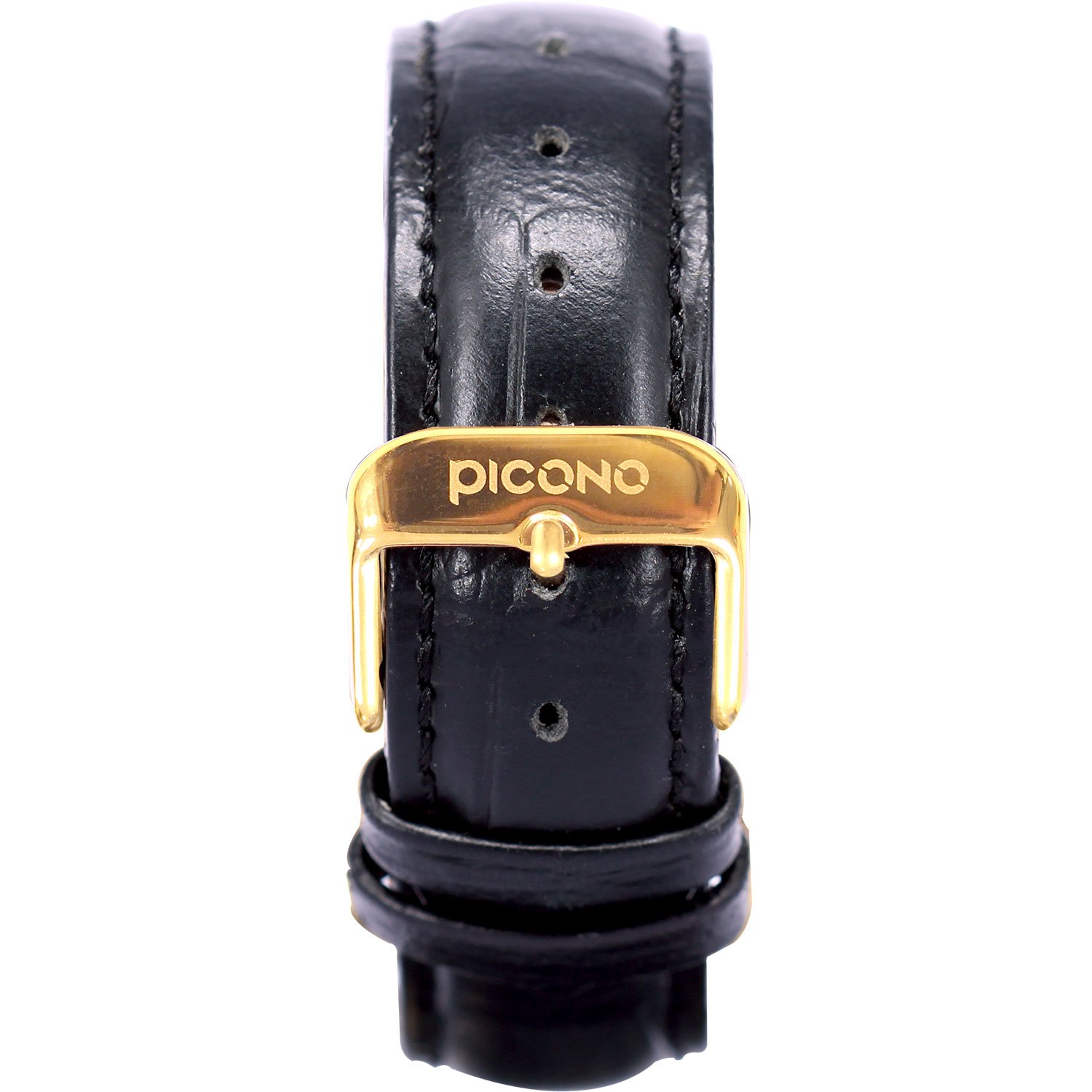 PICONO Mr.&Mrs. Pearl Series - Multi Dial Water Resistant Analog Quartz Watch - No. 4403 (Gold)
