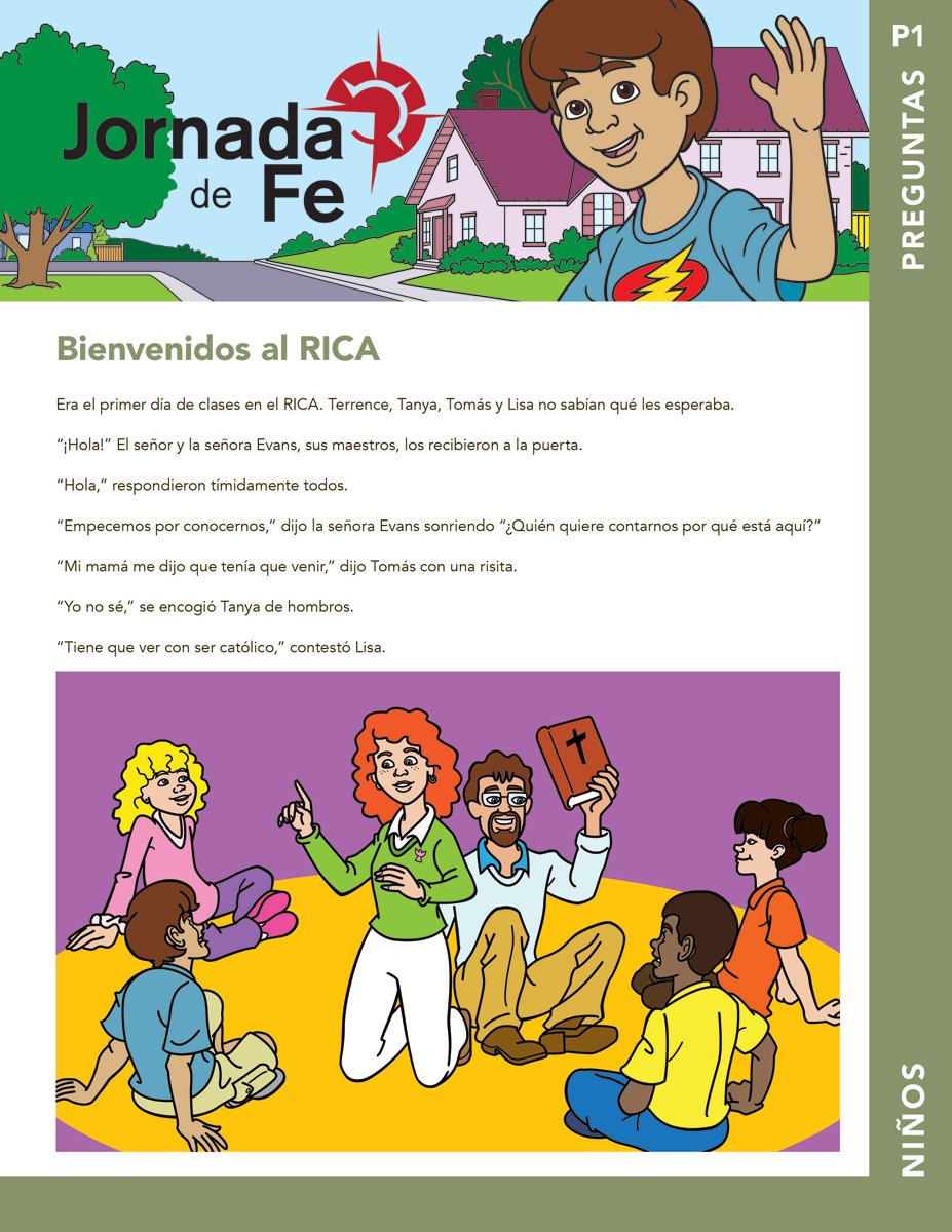 Jornada de Fe para niños, preguntas (Spanish Edition)