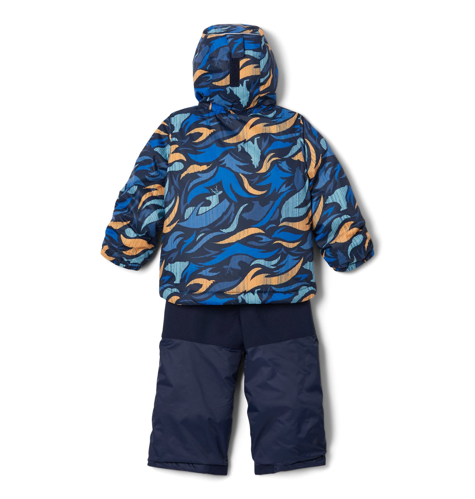 Columbia Toddler Unisex Frosty Slope Set, Bright Indigo Wildstripe, 3T