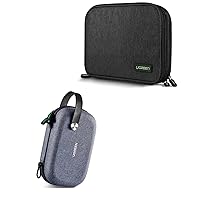 UGREEN Electronics Cable Organizer Bundle with Travel Case