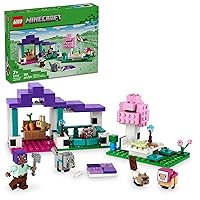 LEGO Minecraft The Animal Sanctuary Building Set, Gaming Toy for Girls and Boys Ages 7 and Up, Gift for Gamers and Kids, Brick Model of The Plains Biome with Popular Minecraft Figures, 21253