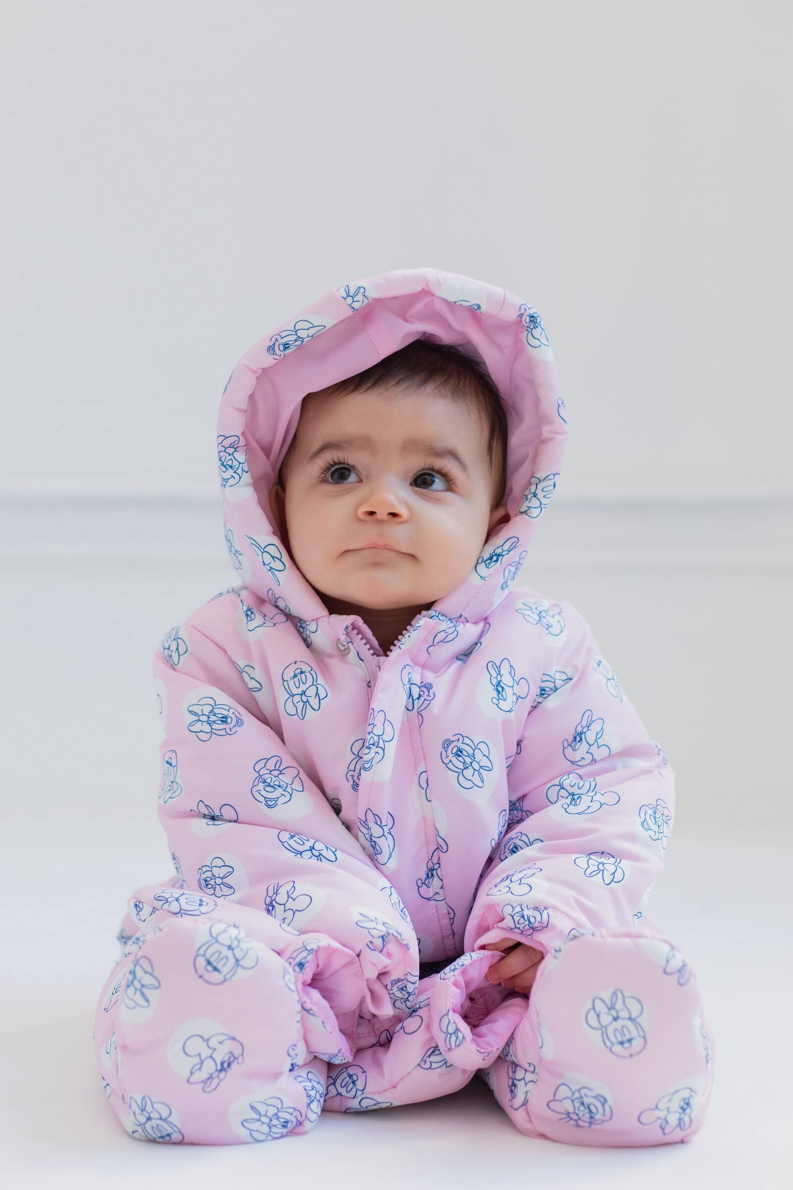 Disney Minnie Mouse Baby Girls Outerwear Pram Suit Newborn to Infant