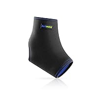 Actimove Sports Edition Ankle Support with Coolmax AIR Technology – Sleeve for Pain Management – for Sprained, Swollen or Weak Ankles – Left/Right Wear – Black, Medium