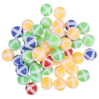 ERINGOGO 50pcs Sticky Ball Toy Board Games Ball Playing Toy Kıds Toys Disc Paddle Toss Ball Toys Intelligence Toy Throwing Ball Toy Toss and Catch Game Puzzle Play Ball Child Plastic