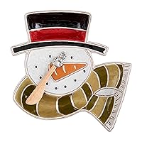 Mud Pie Snowman Sectioned Server, server 10