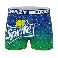 Men's Underwear Sprite Freedom of movement Stretch Boxer Brief Durable (Creative Packaging)