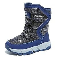 GUBARUN Boys Snow Boots Winter Waterproof Slip Resistant Cold Weather Shoes (Toddler/Little Kid/Big Kid)