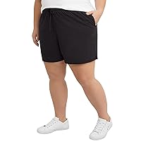 Hanes Womens Originals Tri-Blend Shorts With Pockets, Lightweight Jersey Shorts, 2.5