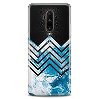 TPU Case Compatible for OnePlus 10T 9 Pro 8T 7T 6T N10 200 5G 5T 7 Pro Nord 2 Geometric Acrylic Art Boy Soft Cute Design Abstract Print Flexible Silicone White Slim fit Elegant Blue Clear Man