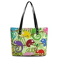Womens Handbag Animals Leather Tote Bag Top Handle Satchel Bags For Lady
