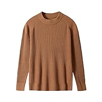 Men's Knitted Sweater Crewneck Pullover Soft Touch Weave Knitwear Stylish Wool Knit Jumper