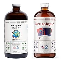 LIQUIDHEALTH Liquid Multivitamin for Adults Men Women and Brain Booster Neurologic Liquid Vitamins Supplements