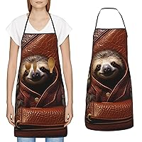 Waterproof Apron with Neck Strap Adjustable Bib for Kitchen Dog in car seat Chef Aprons for Women Men Cooking