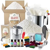 Soy Candle Making Kit for Adults & Kids, Candle Making Supplies, DIY Candle Making Kit for Beginners, Natural Soy Wax Candle Making Kits - Complete Candle Kit, 2 Lbs