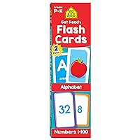 School Zone Get Ready for School Flash Cards: Learn the Alphabet & Numbers Combo Pack, Preschool, Kindergarten, ABCs, Uppercase and Lowercase Letters, Numbers, Counting, and More School Zone Get Ready for School Flash Cards: Learn the Alphabet & Numbers Combo Pack, Preschool, Kindergarten, ABCs, Uppercase and Lowercase Letters, Numbers, Counting, and More Mass Market Paperback
